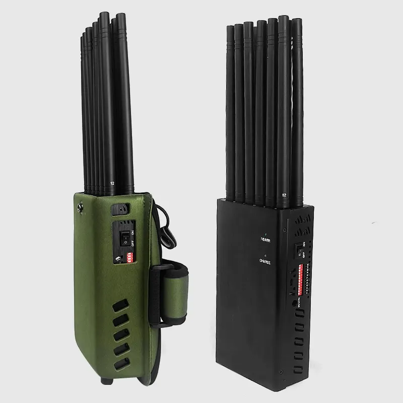 12 Band Wireless Portable Phone Signal Jammer