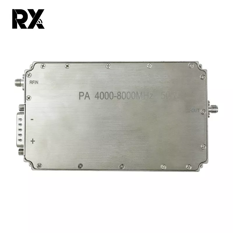 Ultra-Wideband C-Band 4-8 GHz 50W Power Amplifier RF စနစ်